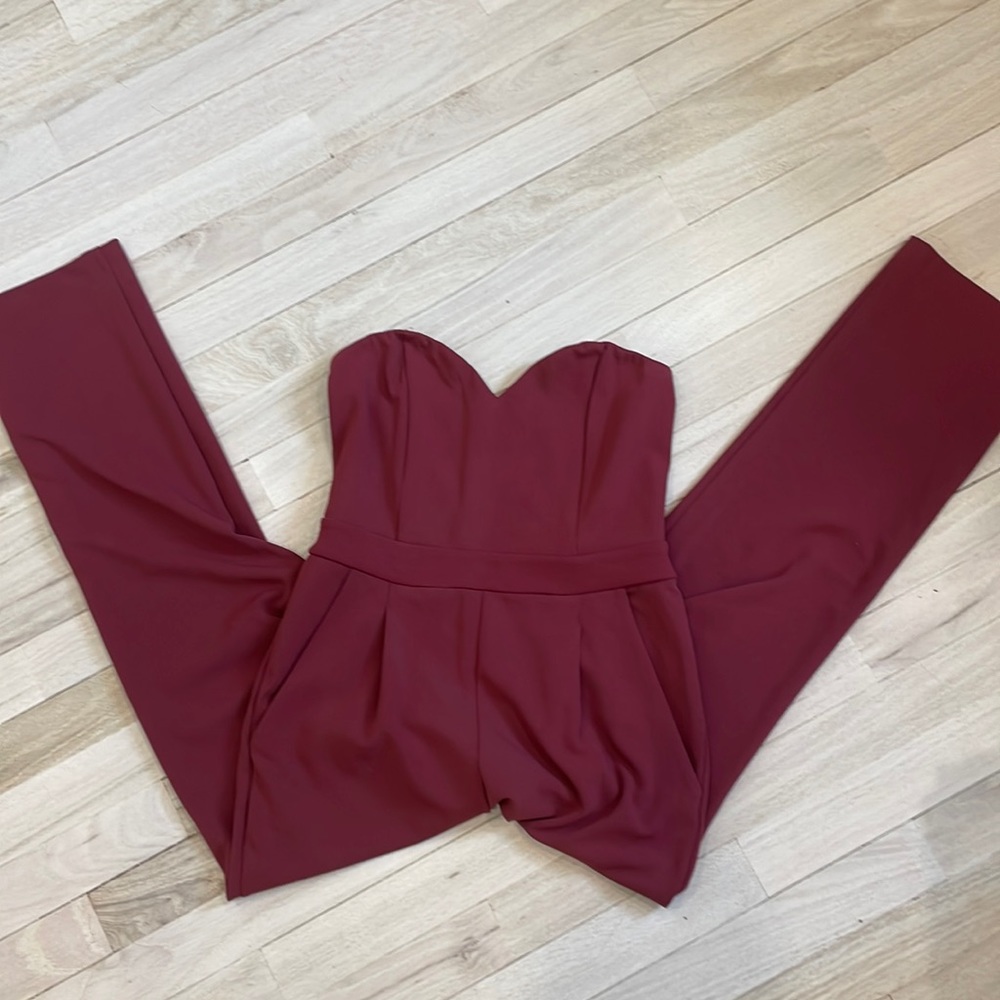 Express strapless jumpsuit